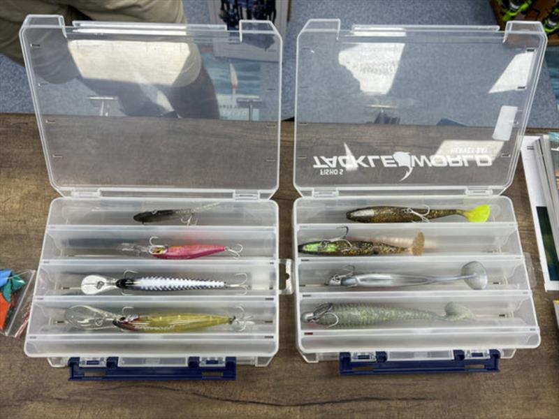 Fisho's Impoundment Barra Packs are handy starters for anyone heading to a  lake for the first time. Lures are custom rigged so you can copy and add  more