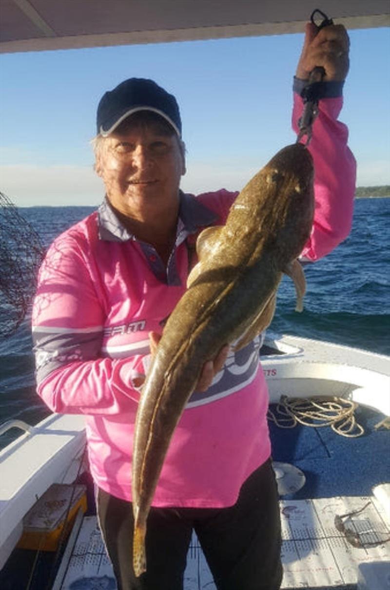 Lyn Althaus in happier times doing what she loved. Our thoughts are with Huxley and the family. RIP Lyn - photo © Fisho's Tackle World