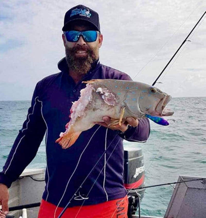 It is devastating to see that the sharks have moved into the shallows. That one is undersized Luke, so we trust you threw it back - photo © Fisho's Tackle World