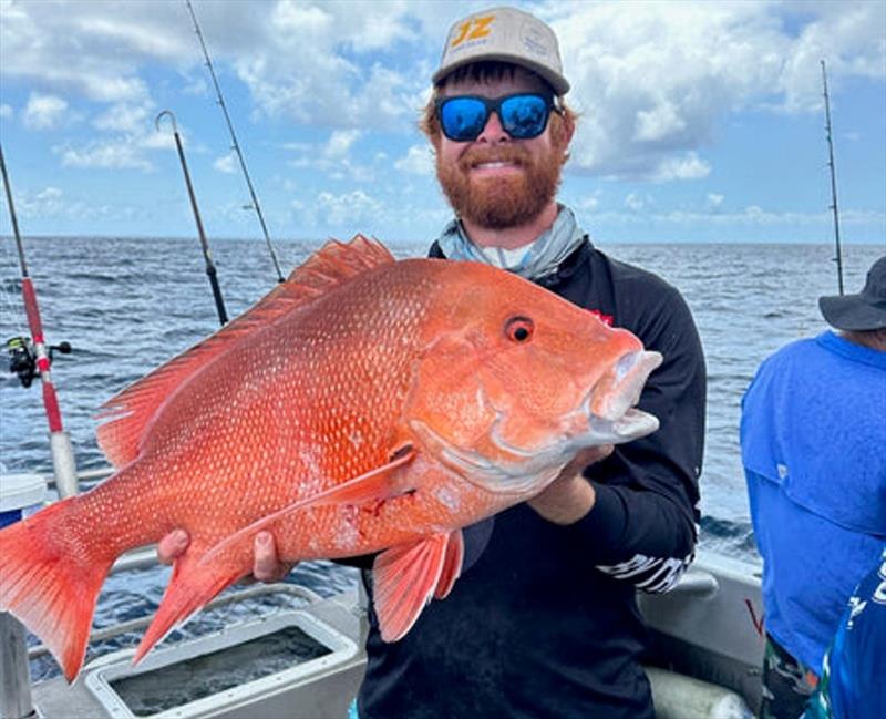 The grounds off Southern Fraser Island and the Wide Bay Bar offer some of the best red emperor fishing on our coast - photo © Fisho's Tackle World