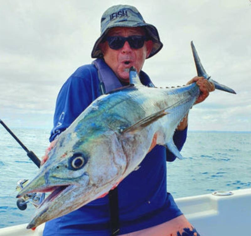 The spaniards were thick in the northern bay, as Hot Reels Charter clients found out last month. They are a no-take species until the 22nd photo copyright Fisho's Tackle World taken at  and featuring the Fishing boat class