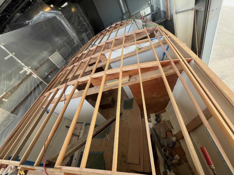 Hull #10 - Deck carlins in - photo © Michael Rybovich & Sons