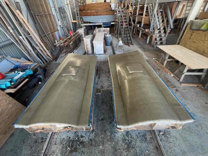 Hull #11 - Finished tunnels - photo © Michael Rybovich & Sons
