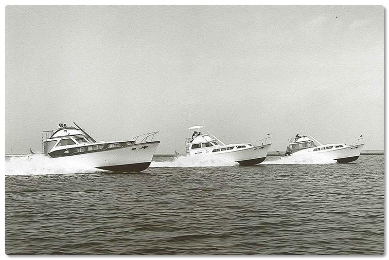 Vintage wooden cruising yachts - photo © Viking Yachts