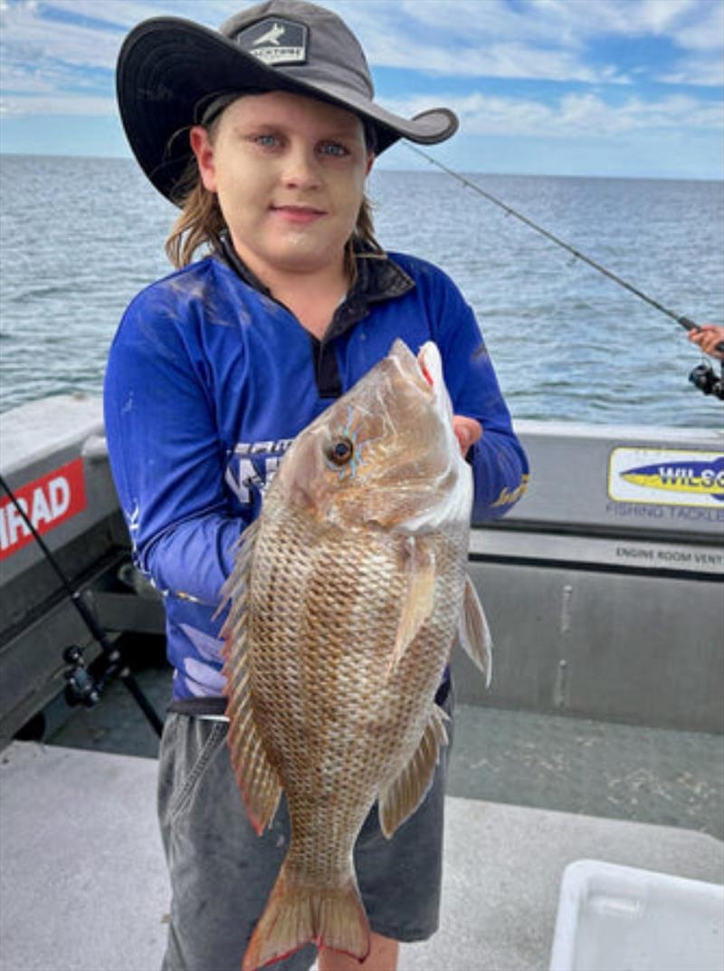 Young Ollie Pearce has more quality fish under his belt at 8 years old than many adults. This fine sweetie is just one of many - photo © Fisho's Tackle World