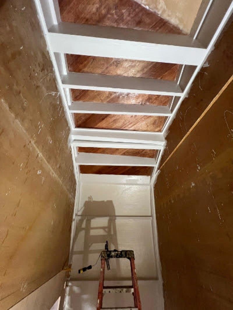 Hull #11 - Forward fuel tank compartment - photo © Michael Rybovich & Sons
