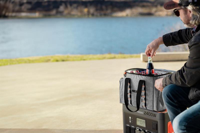 NEBO PolarPak Hybrid Cooler & Warmer Bag photo copyright NEBO taken at  and featuring the Fishing boat class
