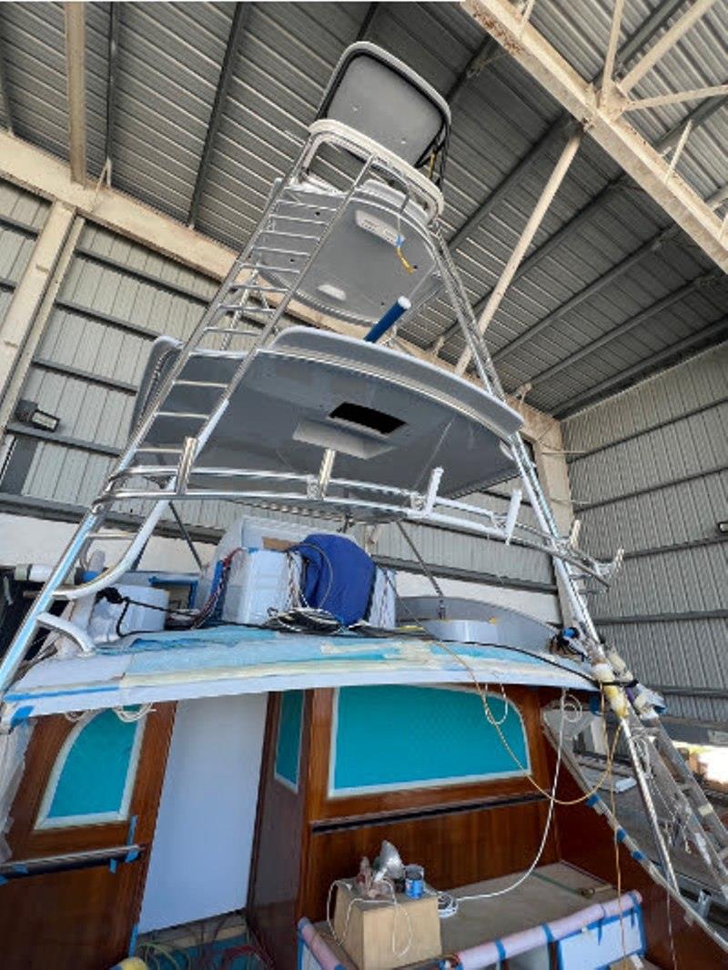 Hull #8 - Tower complete - photo © Michael Rybovich & Sons