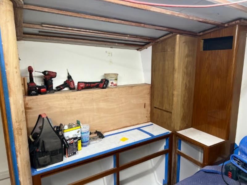 Hull #9 - Outboard aft VIP cabinetry - photo © Michael Rybovich & Sons