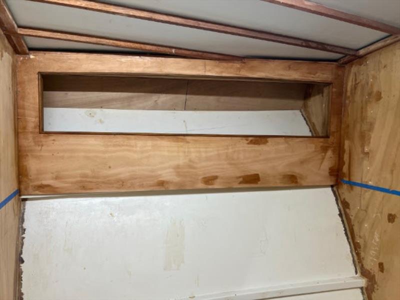 Hull #9 - Outboard upper bunk area - photo © Michael Rybovich & Sons