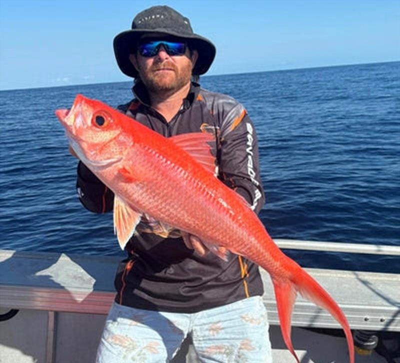Flamies are always welcomed aboard when deep dropping out wide photo copyright Fisho's Tackle World taken at  and featuring the Fishing boat class