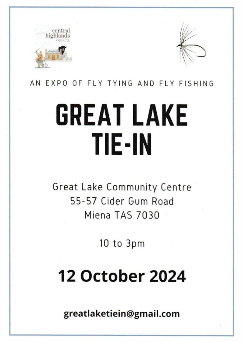 Great Lake Tie-In - photo © Spot On Fishing Hobart