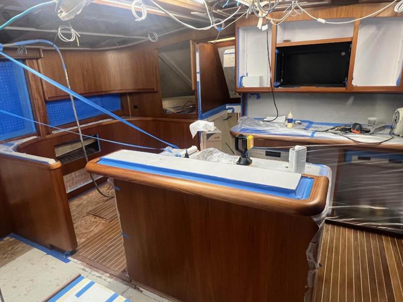 Hull #9 - Final galley satin photo copyright Michael Rybovich & Sons taken at  and featuring the Fishing boat class