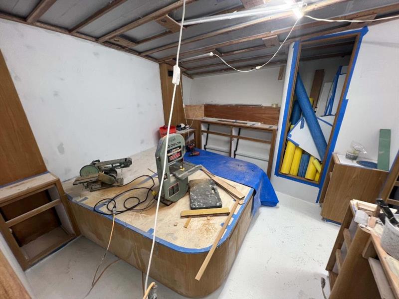 Hull #11 - Master stateroom joinery photo copyright Michael Rybovich & Sons taken at  and featuring the Fishing boat class