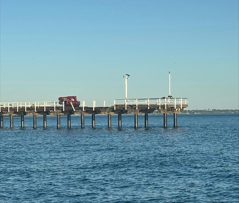 Restoration works on Urangan Pier are scheduled to finish 20th June, apparently - photo © Fisho's Tackle World Hervey Bay