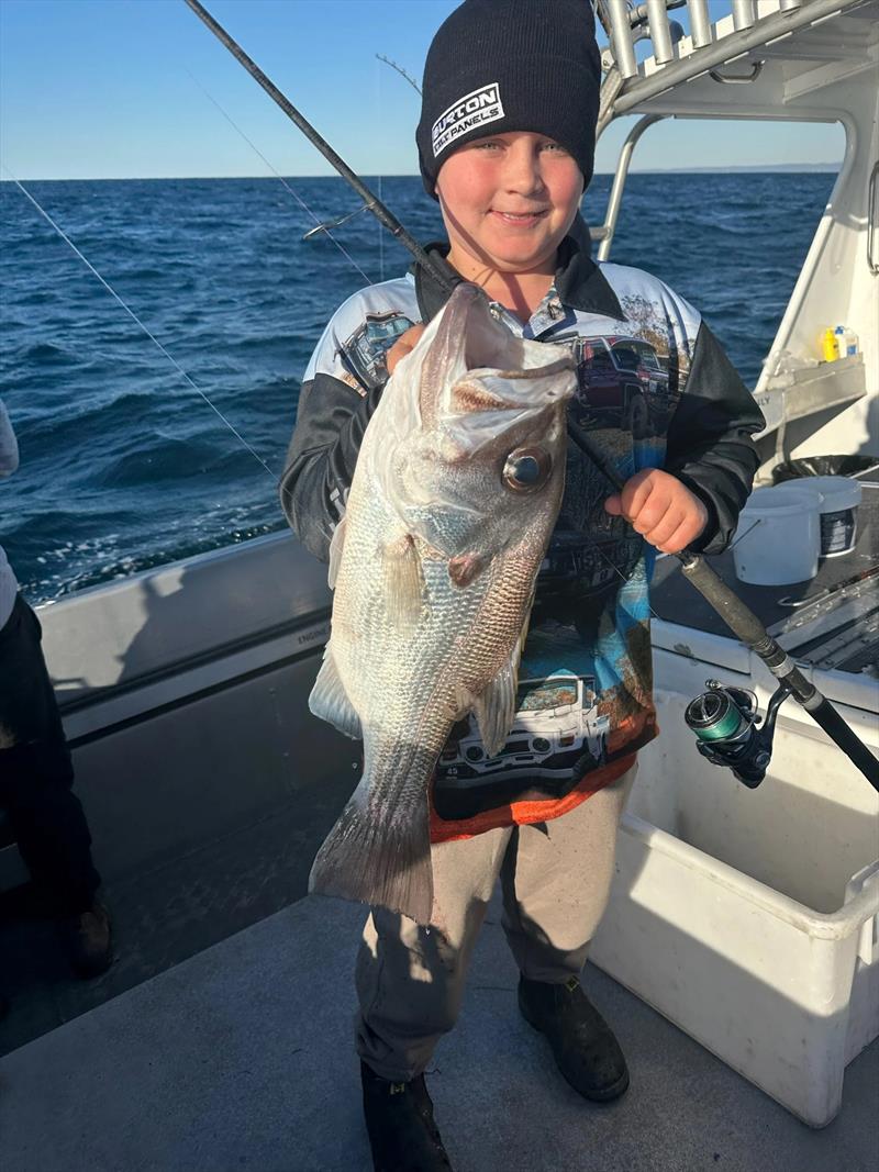 Ollie Pearce is a master fisho with incredible skill and experience for his age. Pearlies and other reefies don't stand a chance photo copyright Fisho's Tackle World Hervey Bay taken at  and featuring the Fishing boat class