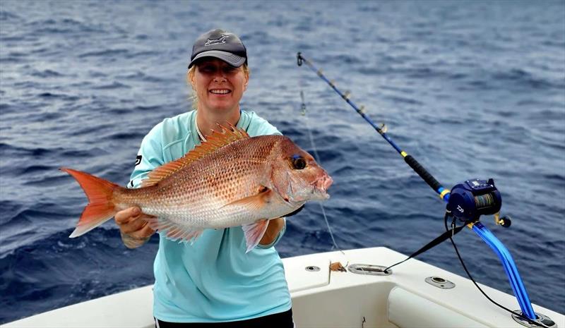 Dorz put the Daiwa Sea Power deep dropping combo to work on a host of tasty deep-water delights earlier this week - photo © Fisho's Tackle World Hervey Bay