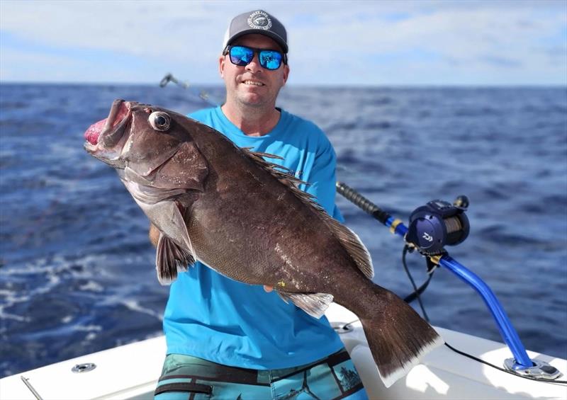 Bar cod are no hassle on today's deep dropping outfits. Dan's Sea Power combo is a real machine in continental shelf waters - photo © Fisho's Tackle World Hervey Bay