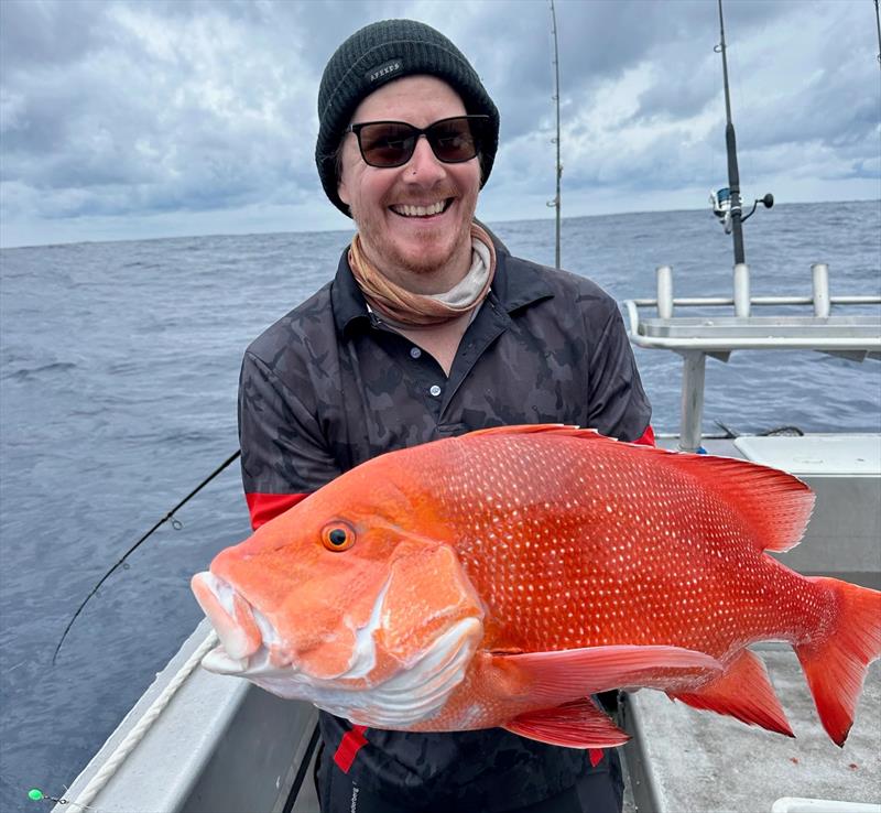 Some days are diamonds. Double Island Point Fishing Charter clients have relished multi-red days recently - photo © Fisho's Tackle World Hervey Bay