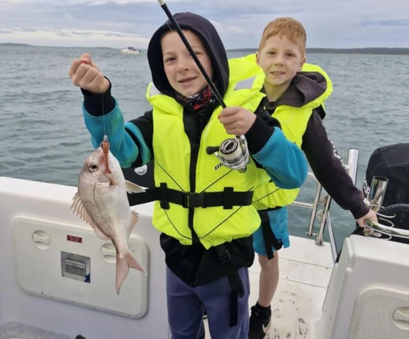 Kids always have fun when fishing on Hot Reels Charters - photo © Fisho's Tackle World Hervey Bay