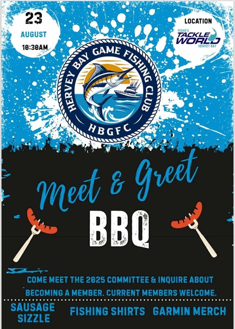 Anyone keen to get into game fishing is welcome to join the HBGFC members for the BBQ above - photo © Fisho's Tackle World Hervey Bay