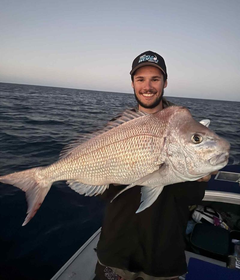 Zac was one of many fishos out there chasing snapper as soon as the season opened - photo © Fisho's Tackle World Hervey Bay 