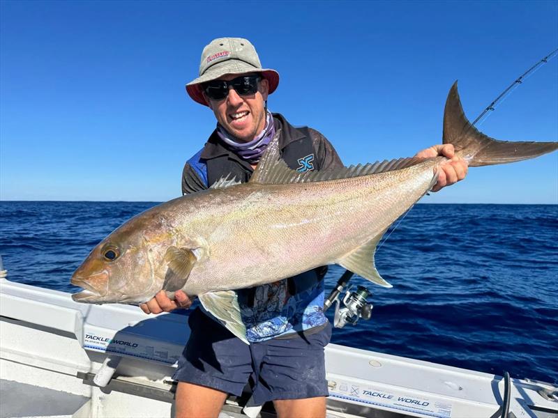 Expect to get stretched if you trip over the AJs offshore. There are plenty out there from the shoals to the shelf - photo © Fisho's Tackle World Hervey Bay 