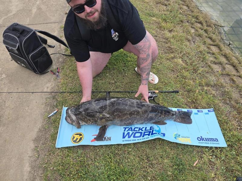 Estuary cod have been on the chew in the local lakes. Things are about to get exciting as those waters warm up photo copyright Fisho's Tackle World Hervey Bay taken at  and featuring the Fishing boat class