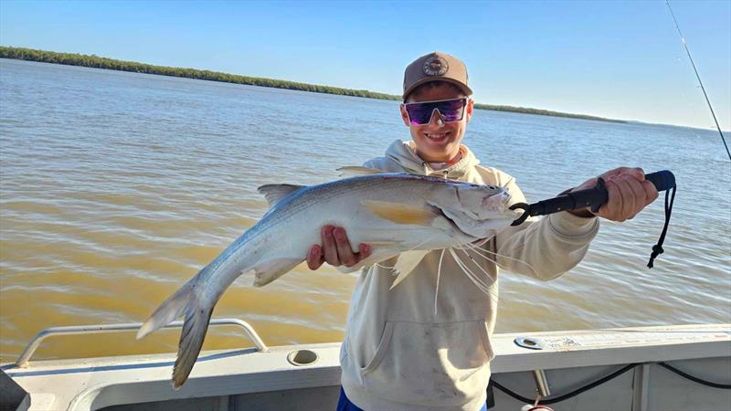 Time to tie the vibes on and go looking for threadfin salmon photo copyright Fisho's Tackle World Hervey Bay taken at  and featuring the Fishing boat class