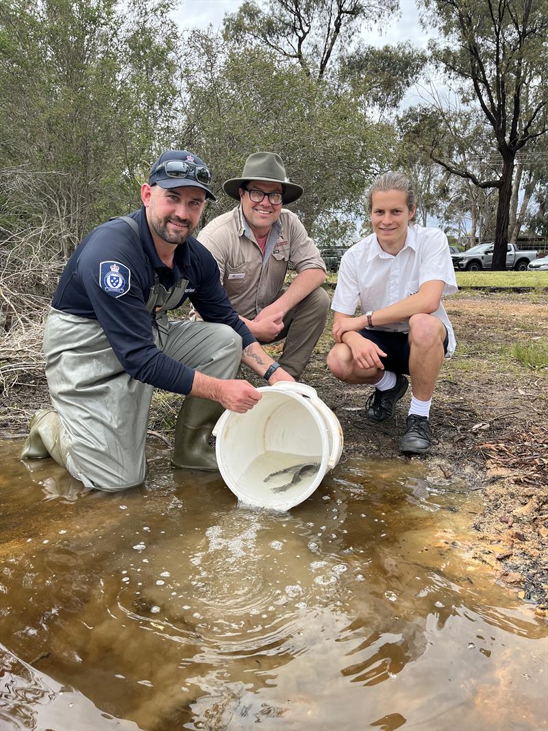 Kennington Reservoir photo copyright Victorian Fisheries Authority taken at  and featuring the Fishing boat class