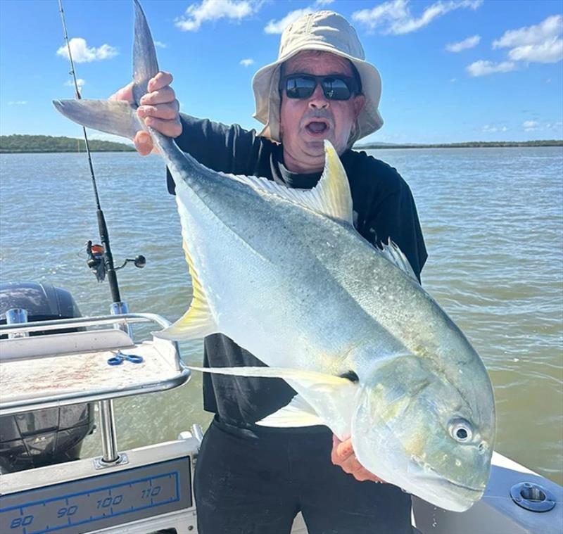 There is plenty of places you can find GTs inshore at present. The full moon will have them on the chew too - photo © Fisho's Tackle World Hervey Bay
