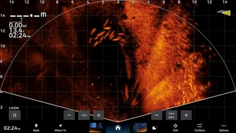 Garmin Livescope makes finding fish easy, and gives the user the insight into their movements and reaction to lures - photo © Fisho's Tackle World Hervey Bay