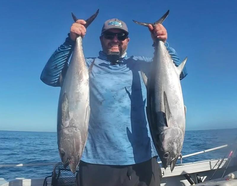 Stuart has been up the island chasing longtails again. Head for Platypus Bay and keep steering north and you will find them - photo © Fisho's Tackle World Hervey Bay