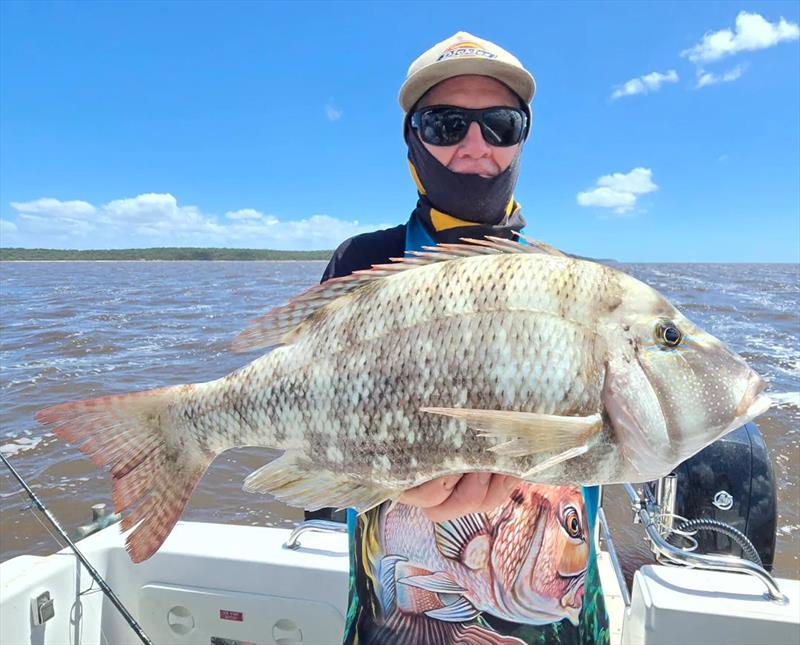 Hot Reels Fishing Charter clients were put onto inshore sweeties beneath the flood waters spewing from the Mary - photo © Fisho's Tackle World Hervey Bay