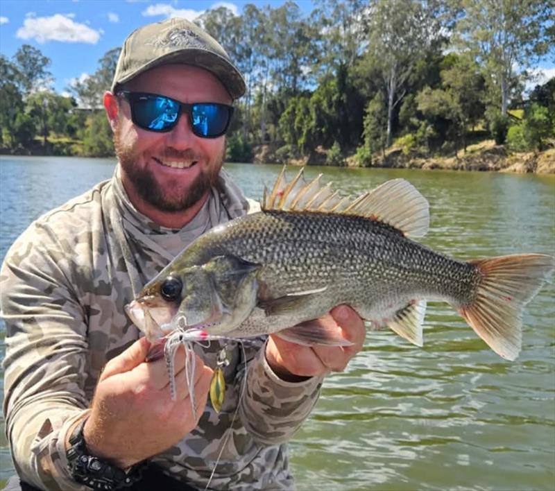 Damien Lane (Damo) is our other new staffer at Fishos. He has skippered local charter vessels and loves all things fishing, including bass - photo © Fisho's Tackle World Hervey Bay