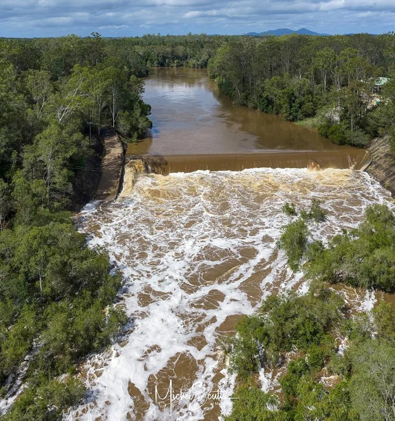 Water is still flowing high over Teddington Weir as well as the Mary River Barrage so the Mary will be pure fresh for some time - photo © Fisho's Tackle World Hervey Bay
