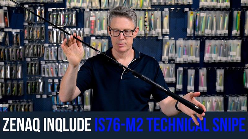 ロッド 26 INQLUDE IS76-M2 Technical SnIpe Zenaq Inqlude IS76-M2 Technical Snipe Rod review