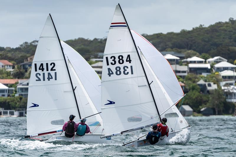 2025-26 Flying 11 Nationals photo copyright Beau Outteridge taken at Belmont 16ft Sailing Club and featuring the Flying 11 class