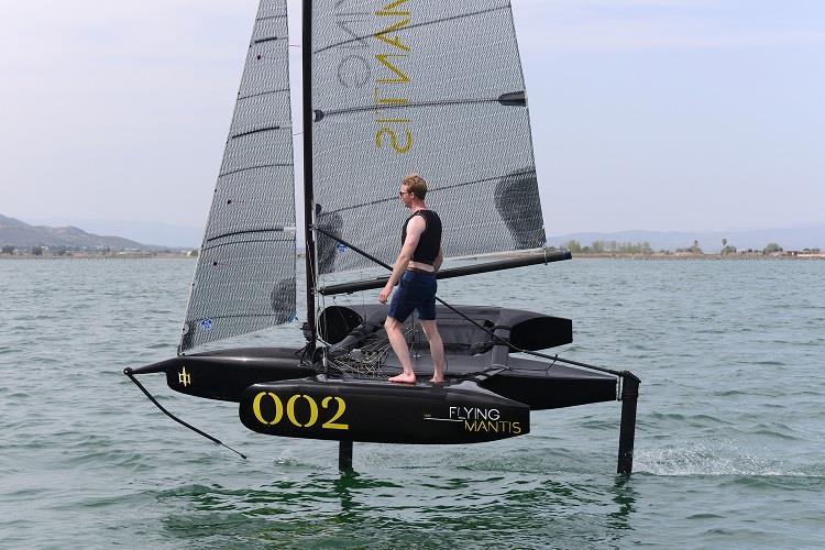 Flying Mantis - the displacement or foiling trimaran photo copyright Rick Tomlinson taken at  and featuring the Flying Ant class