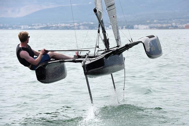 Flying Mantis - the displacement or foiling trimaran photo copyright Rick Tomlinson taken at  and featuring the Flying Ant class