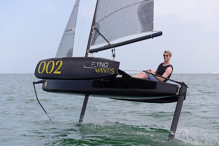 Flying Mantis - the displacement or foiling trimaran photo copyright Rick Tomlinson taken at  and featuring the Flying Ant class