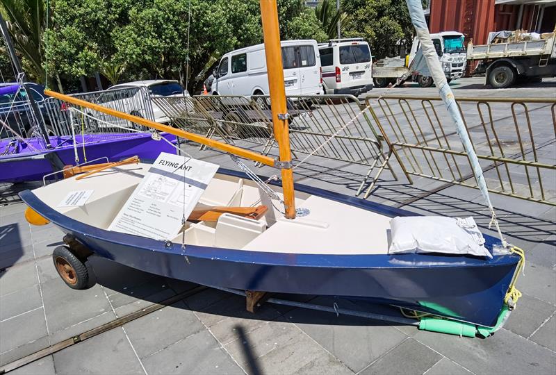 Flying Ant - John Spencer - the Plywood Magician - Exhibition - November 2020 photo copyright Richard Gladwell / Sail-World.com taken at Wakatere Boating Club and featuring the Flying Ant class