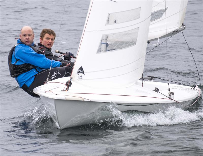 Andy McKee & Rich Jones win the Waples Wines Notts County Flying 15 Open photo copyright David Eberlin taken at Notts County Sailing Club and featuring the Flying Fifteen class