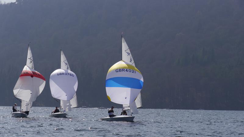 Flying Fifteens at Windermere photo copyright David Heron taken at Royal Windermere Yacht Club and featuring the Flying Fifteen class