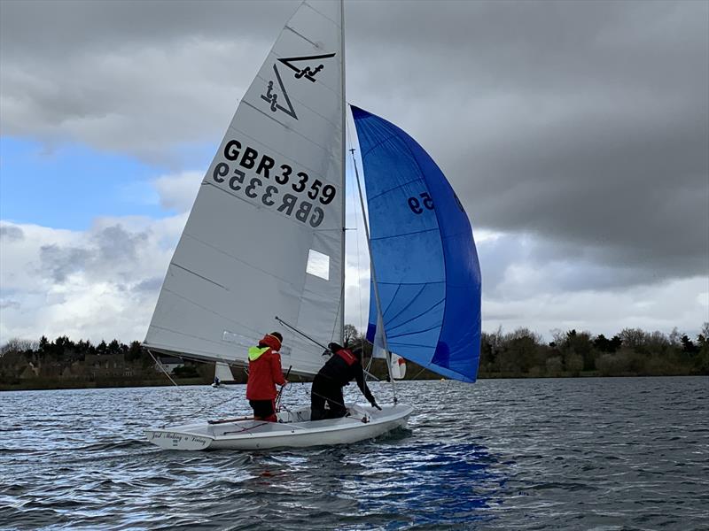 Sailing at South Cerney Sailing Club photo copyright Blind Sailing taken at South Cerney Sailing Club and featuring the Flying Fifteen class