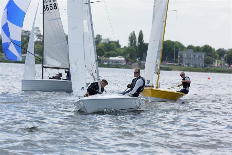 Simon Kneller and Ashley Painter won the Open Fleet during the Grafham Flying Fifteen Open - photo © Paul Sanwell / OPP