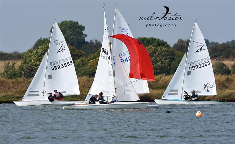 Aldeburgh YC Flying Fifteen and Wayfarer Open photo copyright Neil Foster Photography taken at Aldeburgh Yacht Club and featuring the Flying Fifteen class