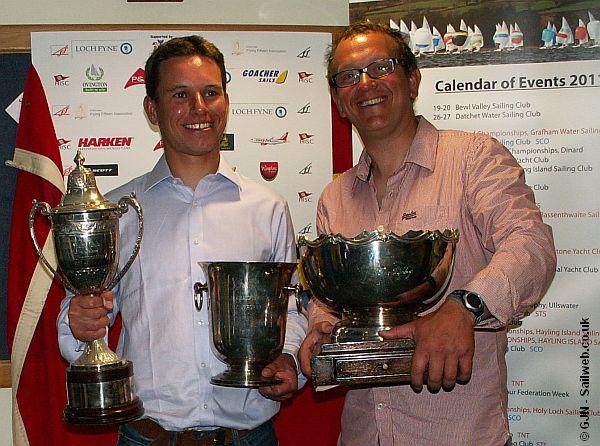 Graham Vials and Chris Turner are the new Flying 15 World Champions photo copyright Gerald New taken at Hayling Island Sailing Club and featuring the Flying Fifteen class