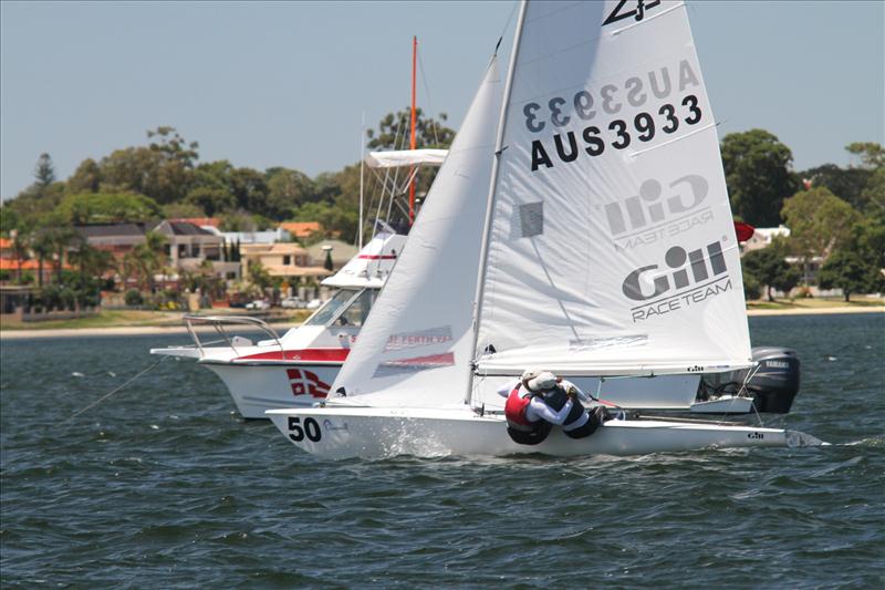 Flying Fifteen Australian Championships on Perth's Swan River photo copyright Bernie Kaaks taken at South of Perth Yacht Club and featuring the Flying Fifteen class