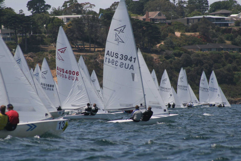 Australian Flying Fifteen Championships day 3 photo copyright DBYC taken at Davey's Bay Yacht Club and featuring the Flying Fifteen class